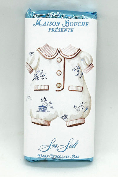 Baby Boy Sea Salt Chocolate Bar (Toile Romper)