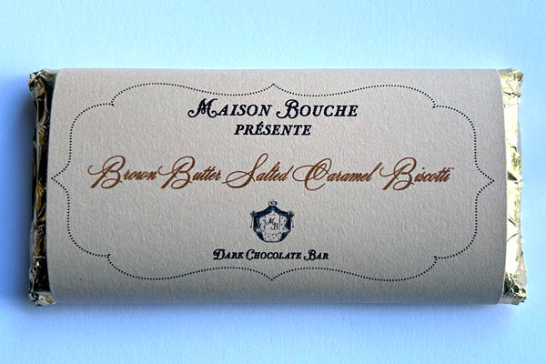 Brown Butter Salted Caramel Biscotti Bar