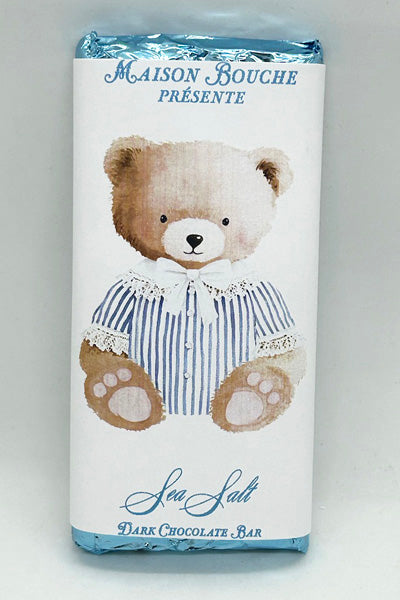 Baby Boy Sea Salt Chocolate Bar (Bear Toy Striped Shirt)