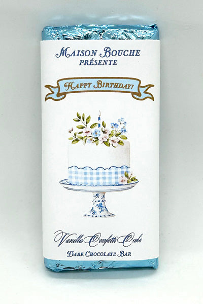 Birthday Cake Vanilla Confetti Cake Bar (Blue Cake)