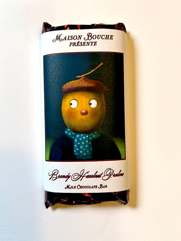Brandy Hazelnut Praline Holiday Label Bar
