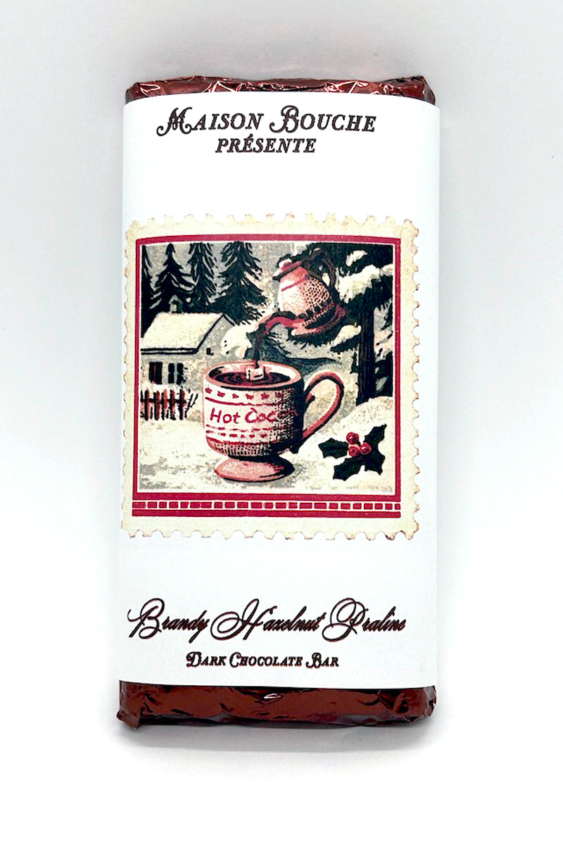 Brandy Hazelnut Praline Holiday Bar