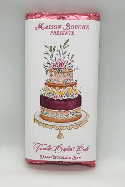 Wedding Cake Vanilla Confetti Cake Bar (Chocolate)