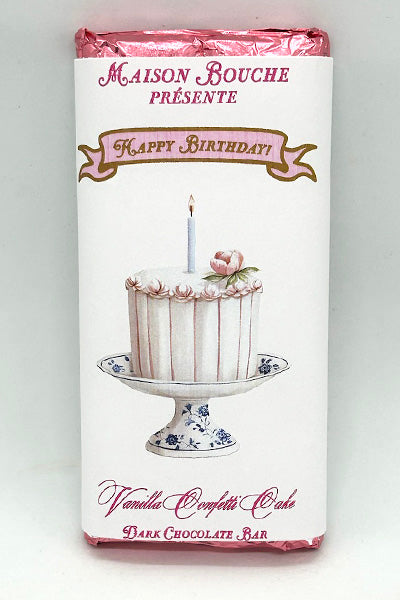 Birthday Cake Vanilla Confetti Cake Bar (Pink Rose)