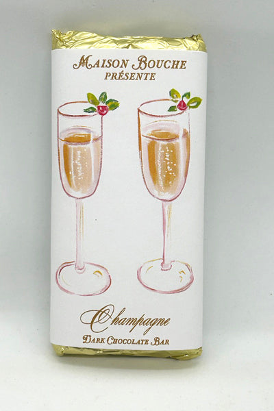 Wedding Champagne Glasses Chocolate Bar (Festive)