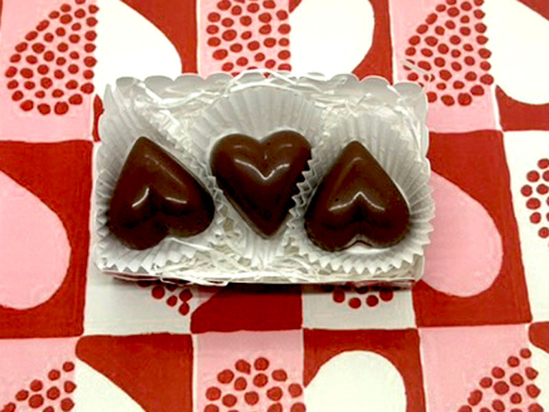 Cherry Almond Toffee Hearts