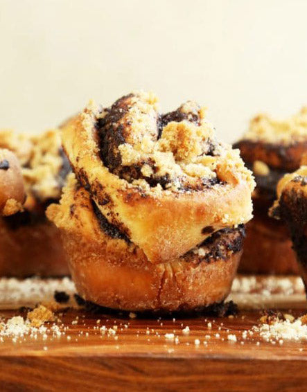 Chocolate Babka Muffins