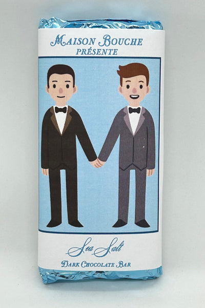 "Love is Fun for Everyone" Wedding Couple Sea Salt Bar #1