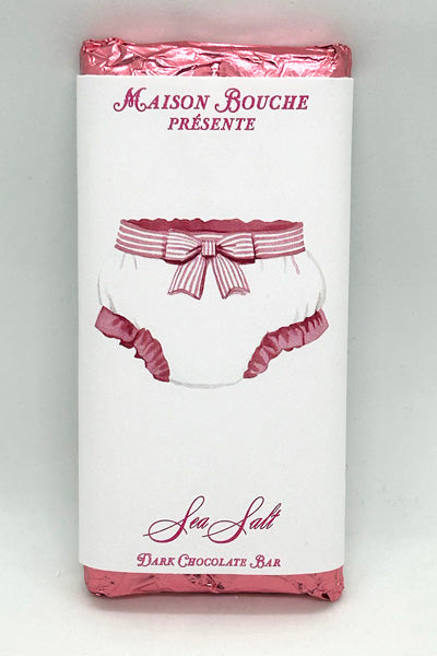 Baby Girl Sea Salt Chocolate Bar (Frilly Diaper)