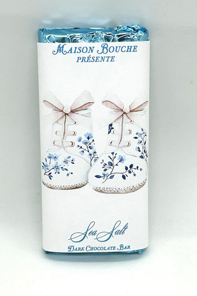 Baby Boy Sea Salt Chocolate Bar (Floral Shoes)