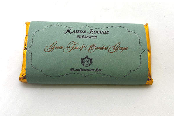 Green Tea and Candied Ginger Bar