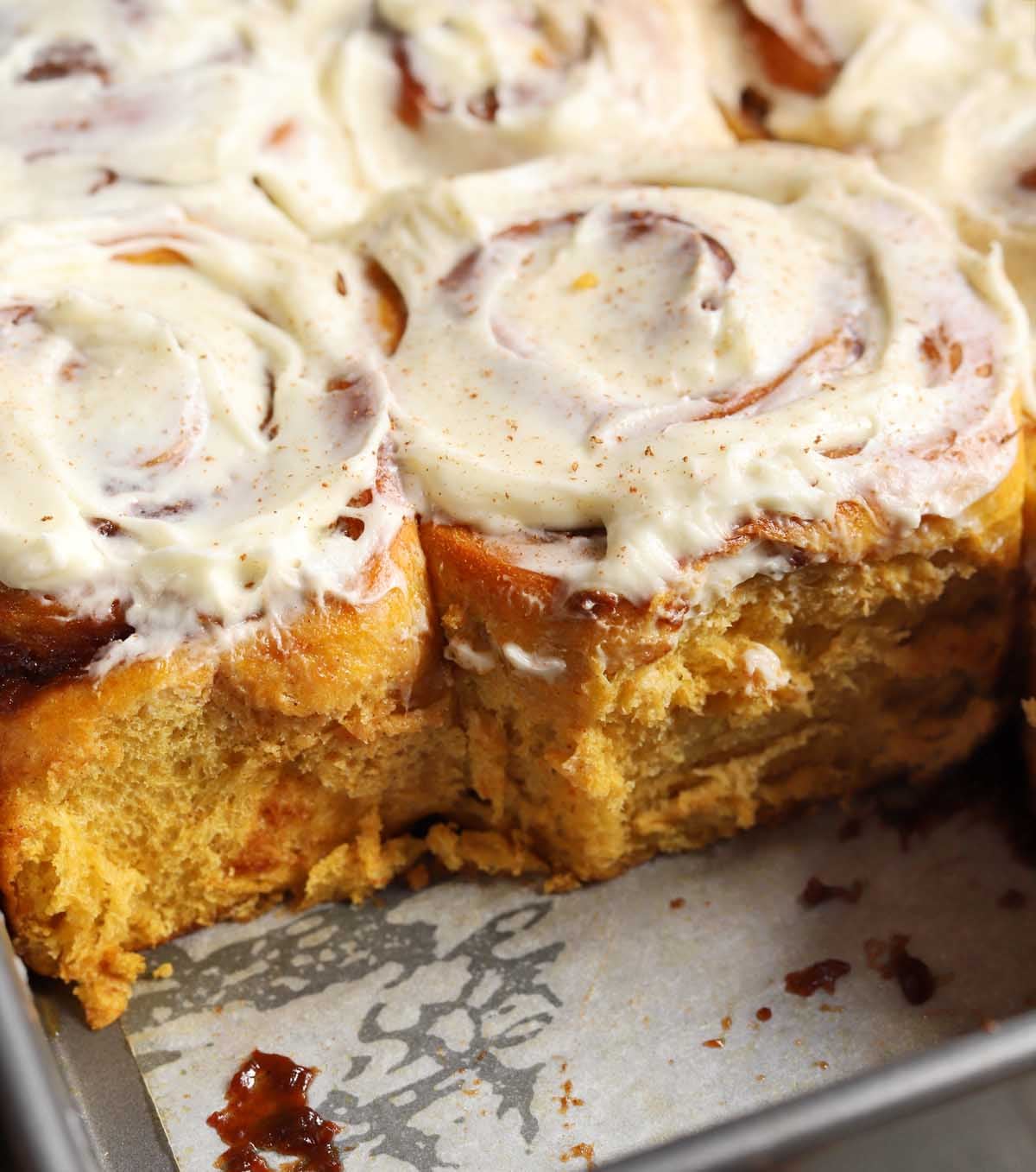 Pumpkin Cinnamon Rolls