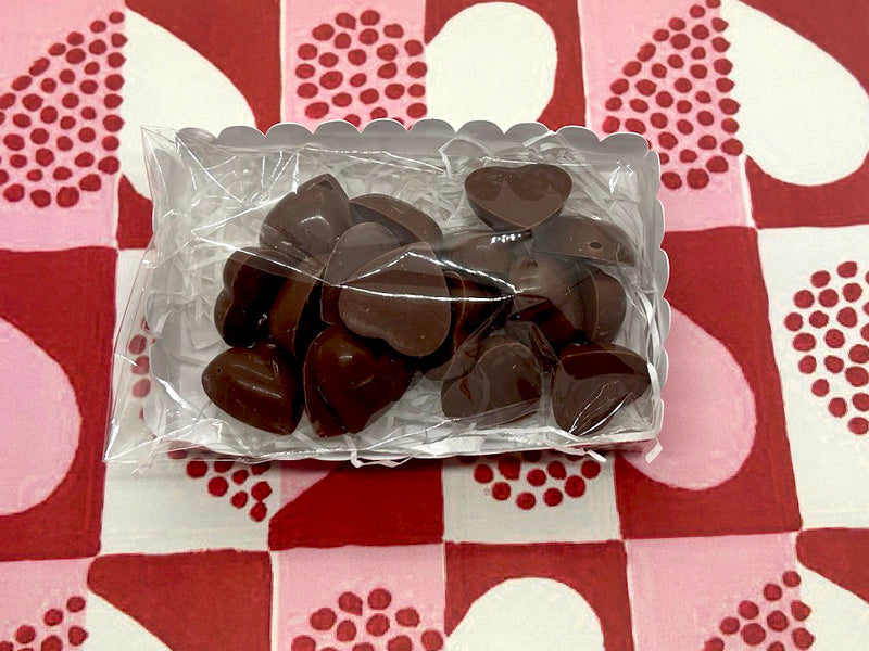 Sea Salt Mini Chocolate Hearts