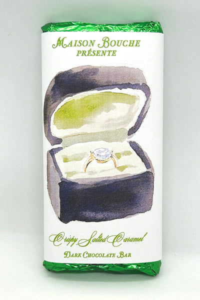 Wedding Rings Crispy Salted Caramel Bar (Art Deco)