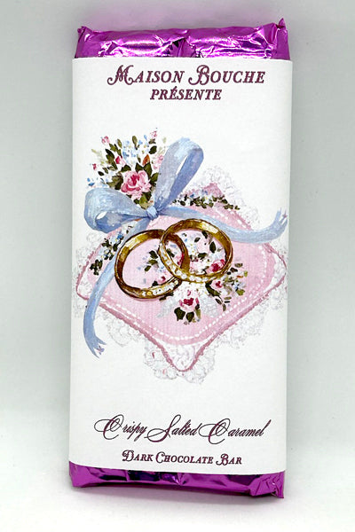 Wedding Rings Crispy Salted Caramel Bar (Pillow)