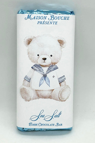 Baby Boy Sea Salt Chocolate Bar (Sailor Bear)