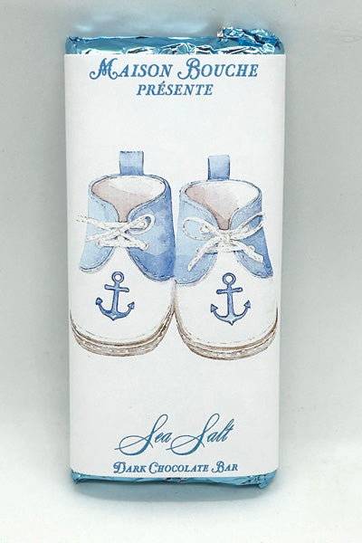 Baby Boy Sea Salt Chocolate Bar (Sailor Boots)