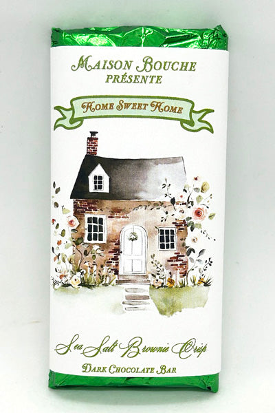 Housewarming Sea Salt Brownie Chocolate Bar (English Cottage)