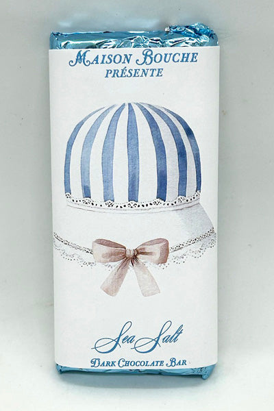 Baby Boy Sea Salt Chocolate Bar (Striped Bonnet)