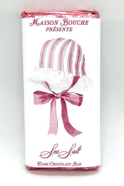Baby Girl Sea Salt Chocolate Bar (Striped Bonnet)