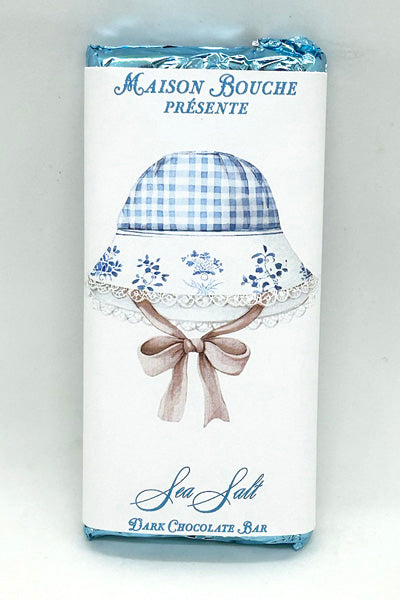 Baby Boy Sea Salt Chocolate Bar (Toile Check Bonnet)