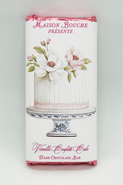 Wedding Cake Vanilla Confetti Cake Bar (Fresh Flowers)