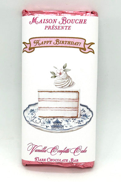 Birthday Cake Vanilla Confetti Cake Bar (White Slice)