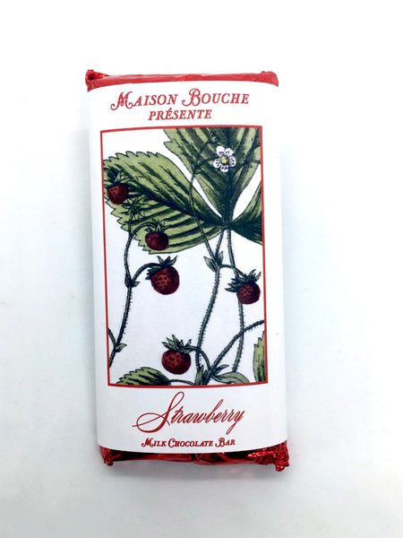 Wild Strawberry Botanical Chocolate Bar