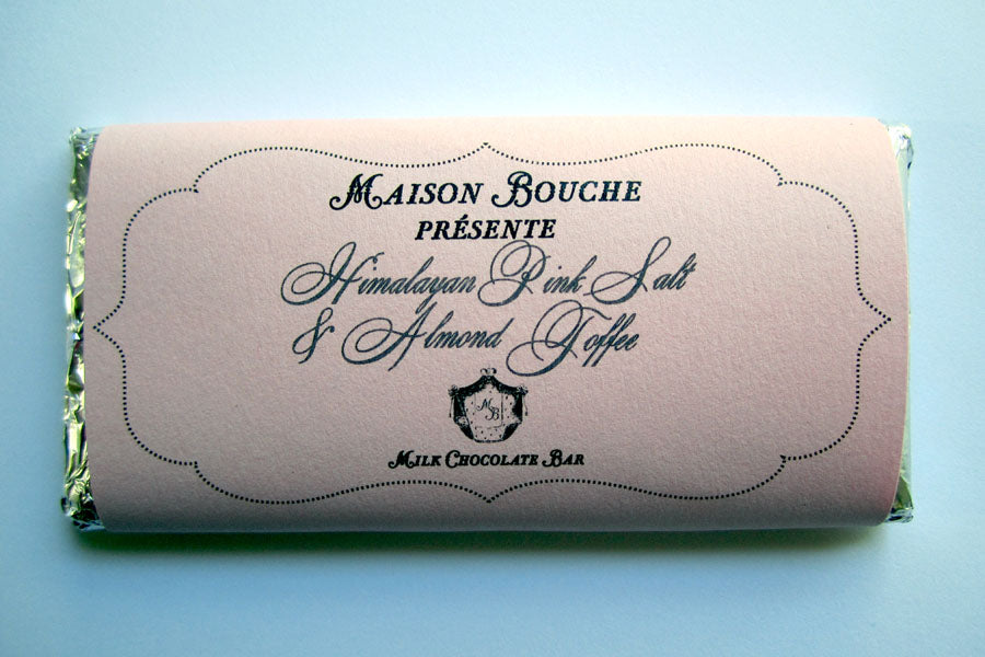 Himalayan Pink Salt and Almond Toffee Bar