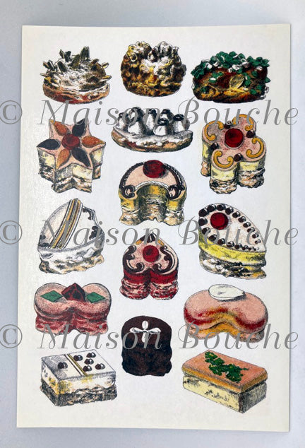 Petits Fours Postcard